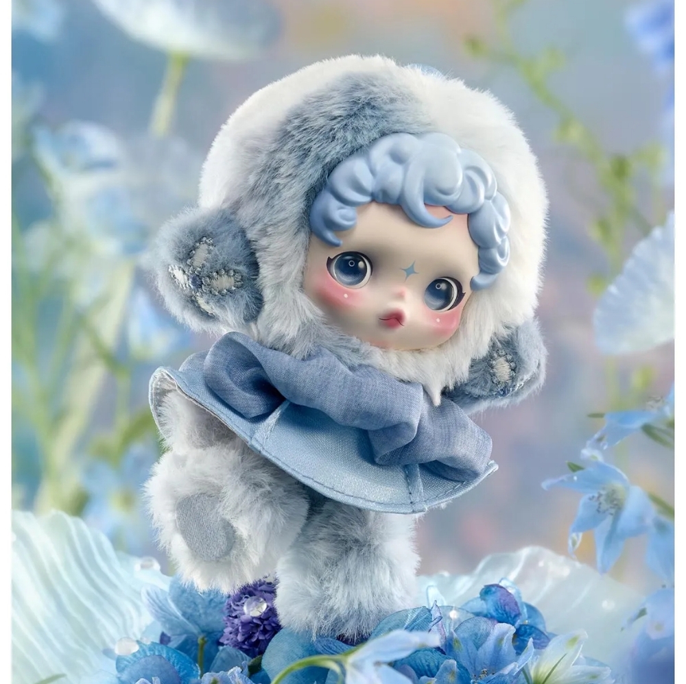 Adorable Plush Toy with Blue Hat